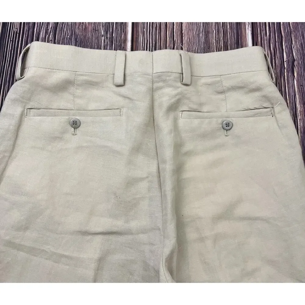 Louis Raphael Linen Blend Casual Pants Mens Size 30x32 (Actual 30x32)